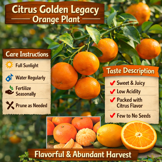 Citrus Golden Legacy Orange Grafted Healthy Fruit Plant