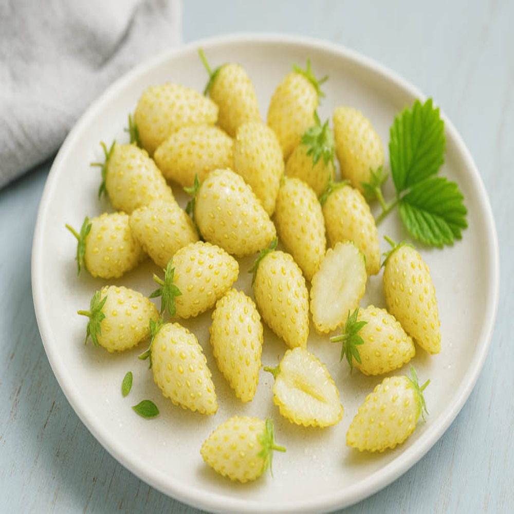 Yellow Wonder Strawberry Healthy Sweet Home Garden Kitchen Garden Terrace Balcony Fruit Plant