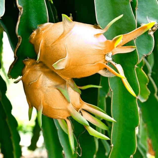Hawaiian Orange Dragon Fruit Cutting/Grafted Fruit Plant