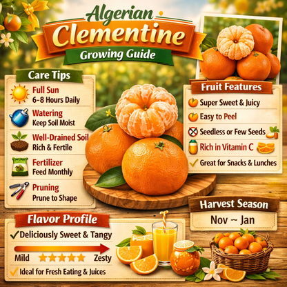 Algerian Clementine Orange Grafted Healthy Fruit Plant
