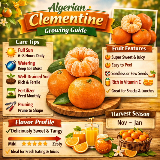 Algerian Clementine Orange Grafted Healthy Fruit Plant