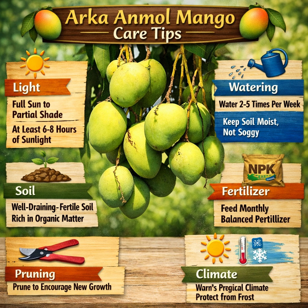 Arka Anmol Mango Aam Grafted Healthy Fruit Plant