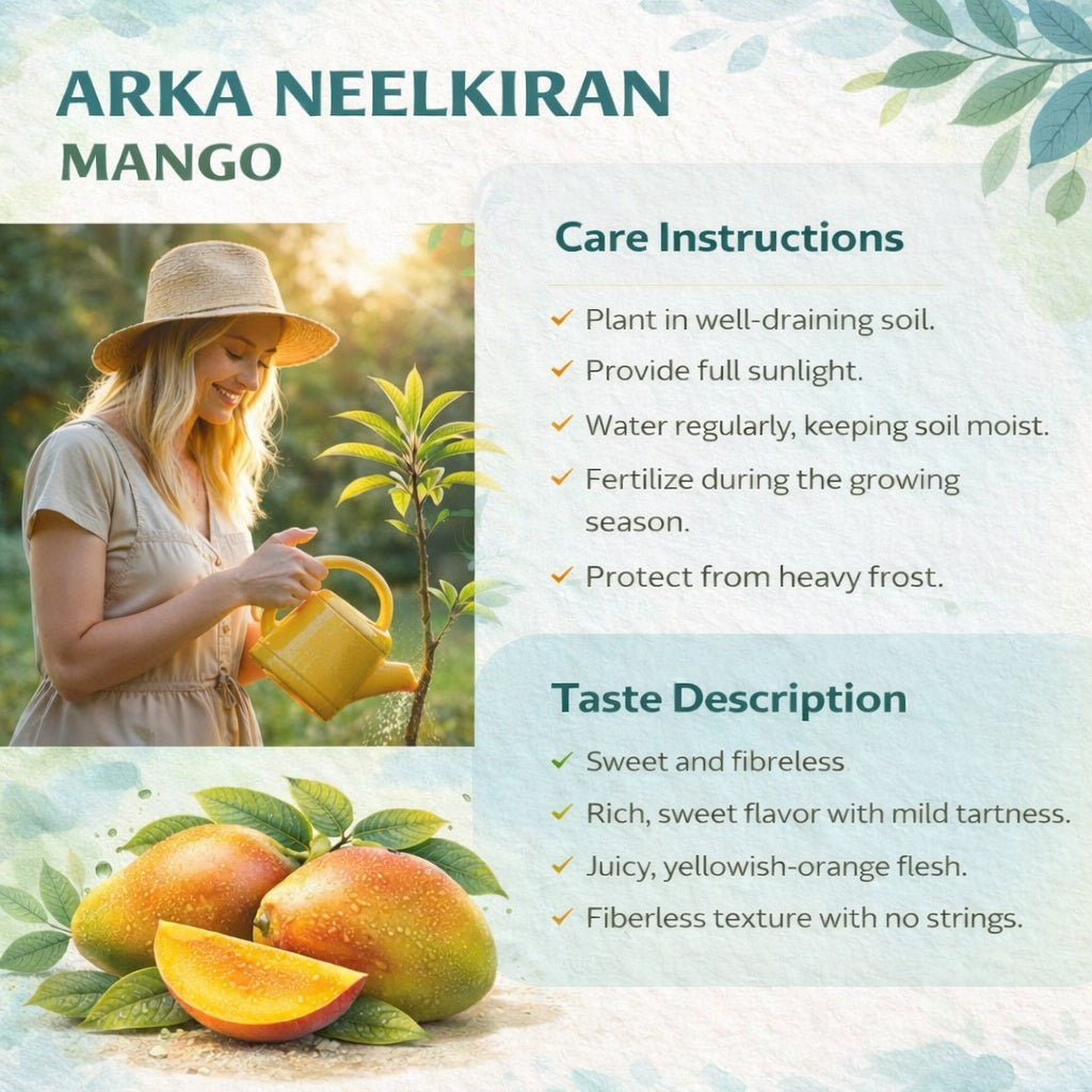 Arka Neelkiran Mango Aam Grafted Healthy Fruit Plant