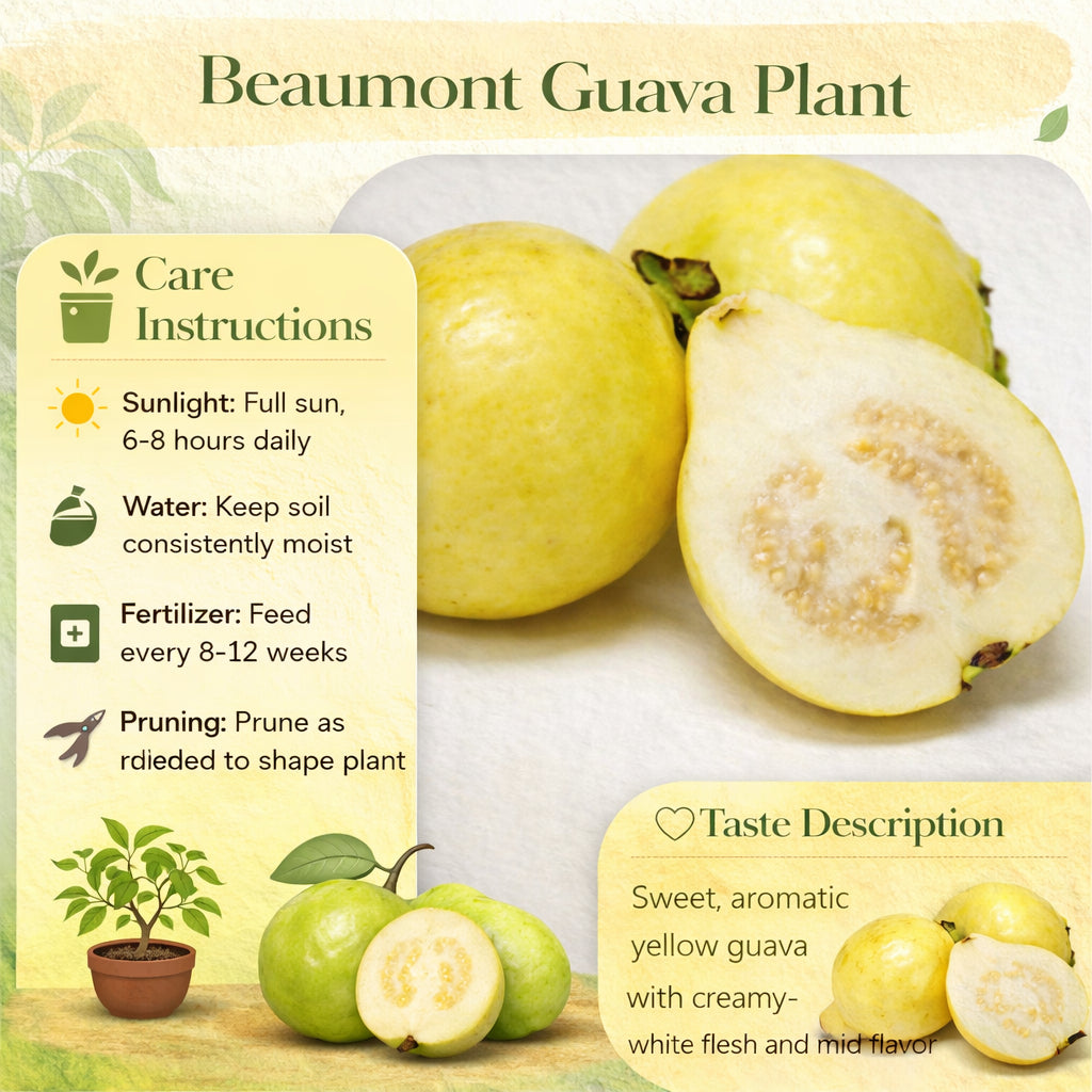 Beaumont Guava Air Layered Healthy Fruit Plant