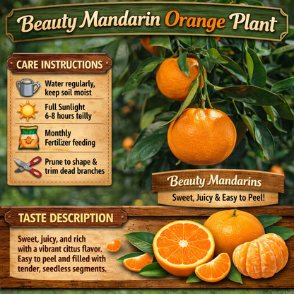 Beauty Mandarin Orange Grafted Healthy Fruit Plant