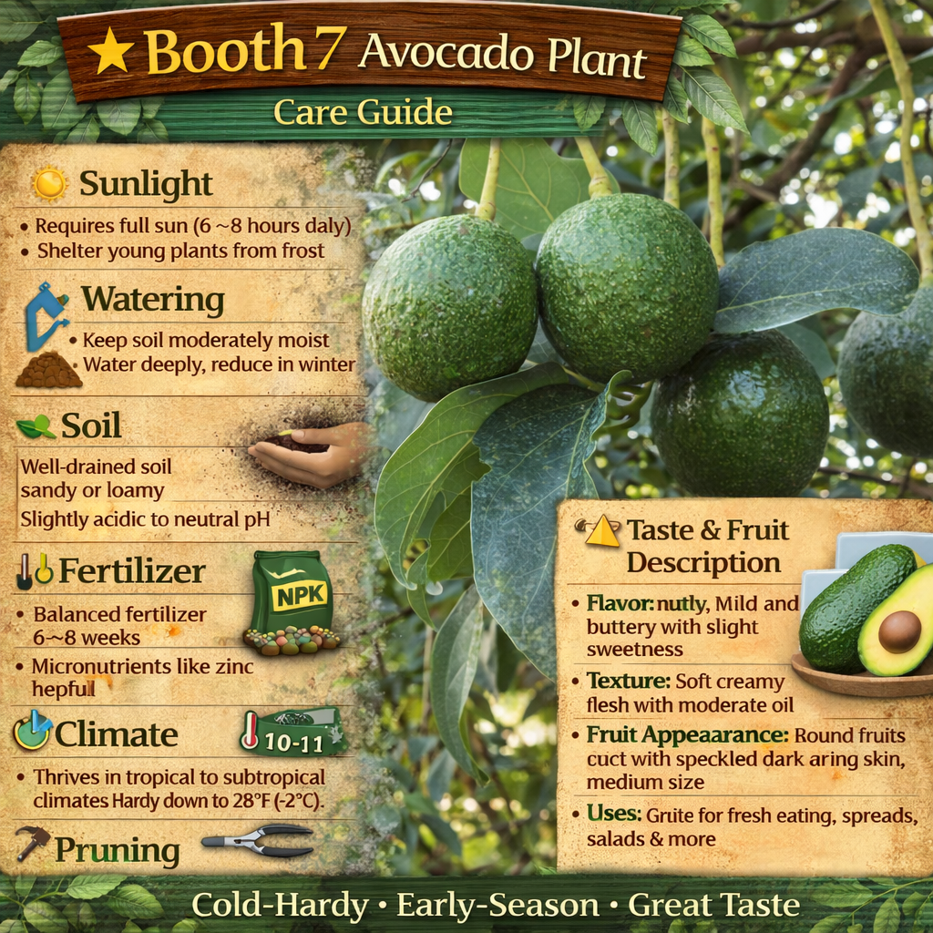 Booth 7 Avocado Grafted Healthy Fruit Plant