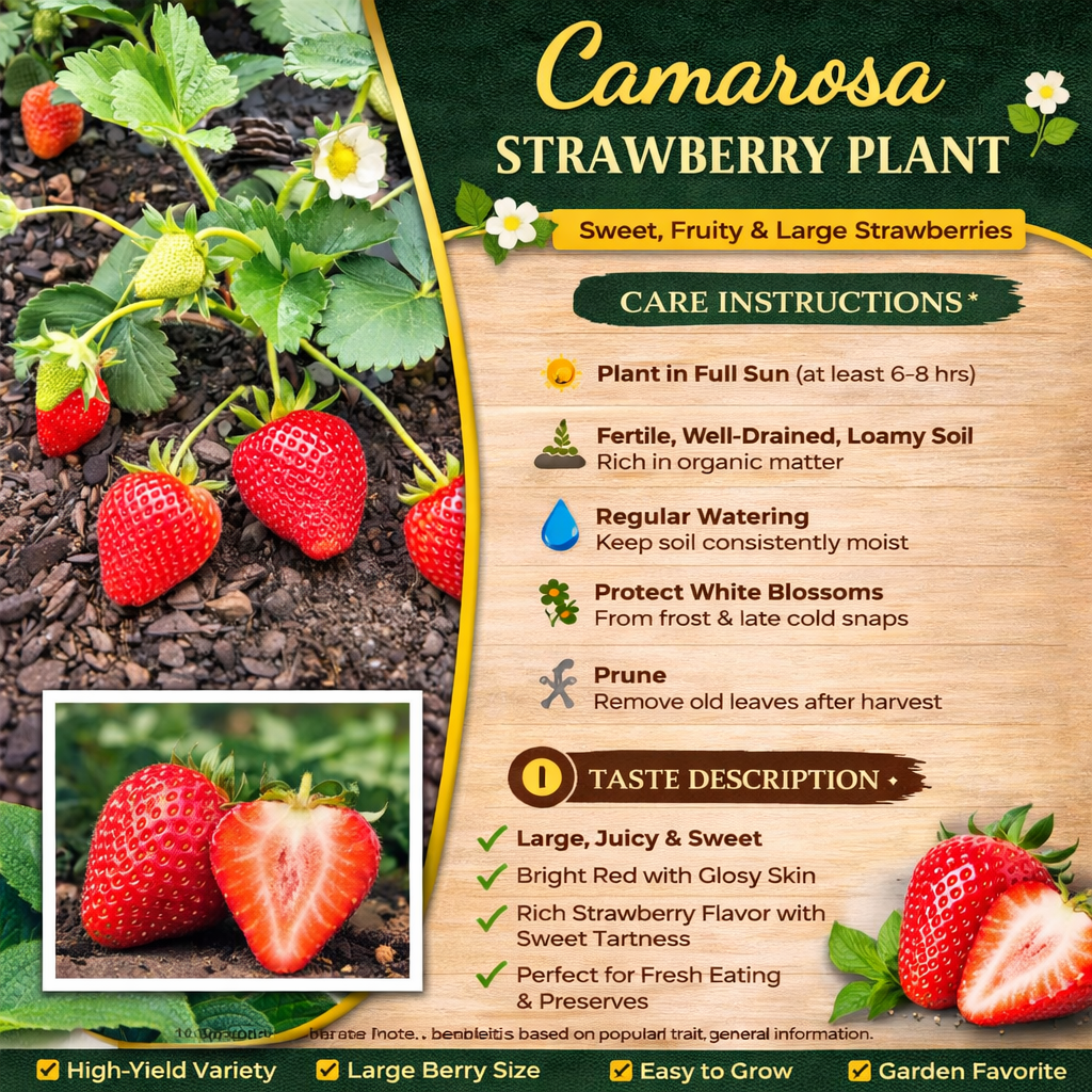 Delmarvel Strawberry Healthy Sweet Home Garden Kitchen Garden Terrace Balcony Fruit Plant