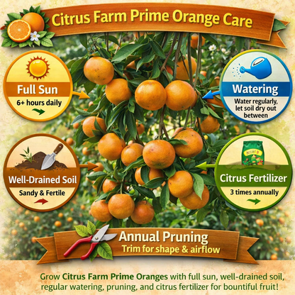 Citrus Farm Prime Orange Grafted Healthy Fruit Plant