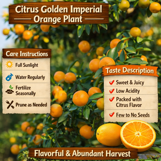 Citrus Golden Imperial Orange Grafted Healthy Fruit Plant