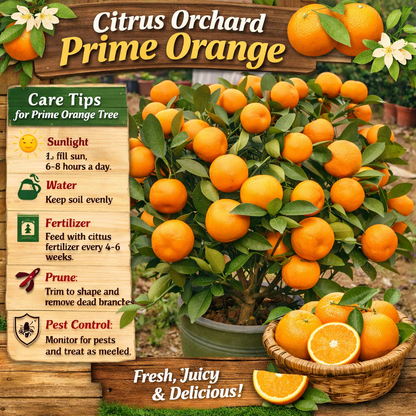 Citrus Orchard Prime Orange Grafted Healthy Fruit Plant