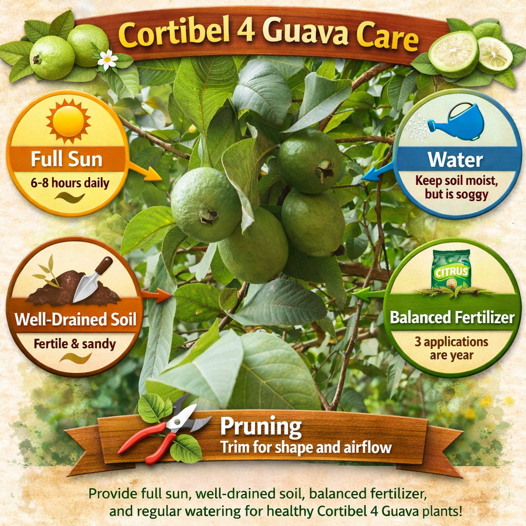 Cortibel 1 Guava Air Layered Healthy Fruit Plant
