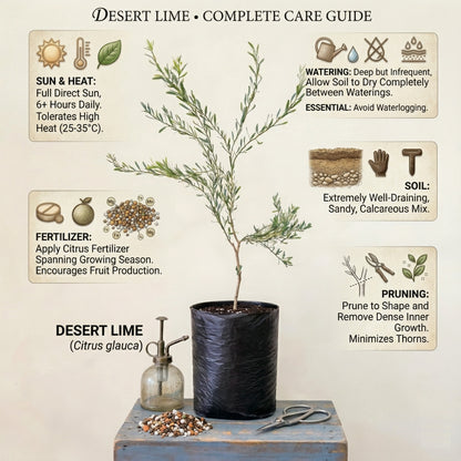 Desert Lime Plant Live Nimbu Tree Kagzi Lemon Citrus Limon Fruit Plant
