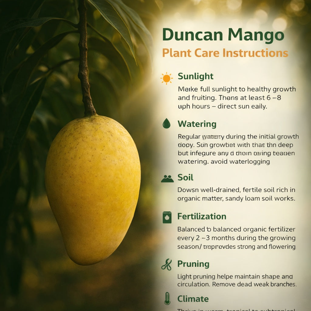 Duncan Mango Aam Grafted Healthy Fruit Plant