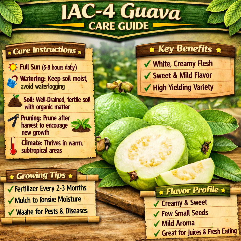 IAC-4 Guava Air Layered Healthy Fruit Plant