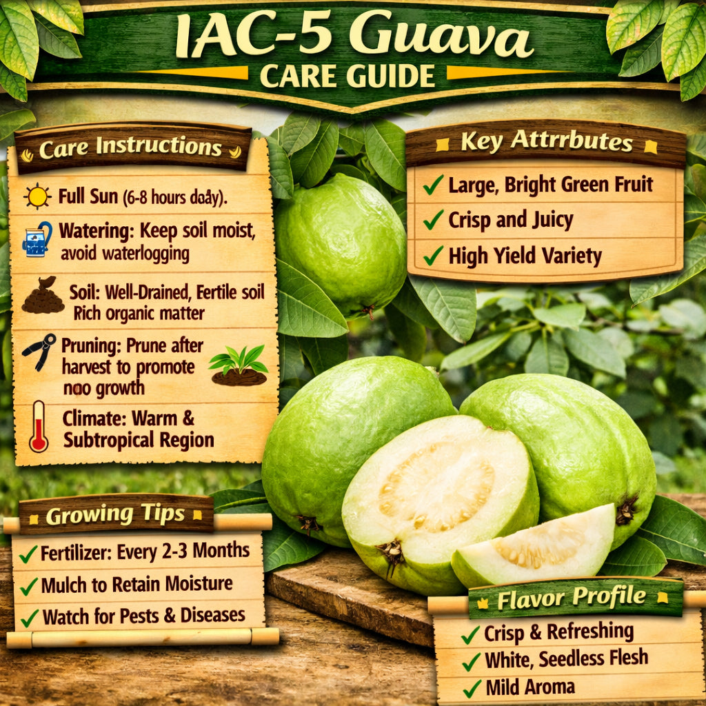 IAC-5 Guava Air Layered Healthy Fruit Plant