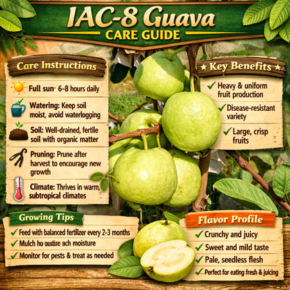 IAC-8 Guava Air Layered Healthy Fruit Plant