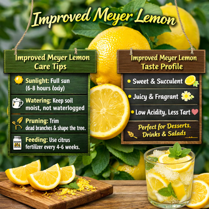 Improved Meyer Lemon Plant Live Nimbu Tree Kagzi Lemon Citrus Limon Fruit Plant