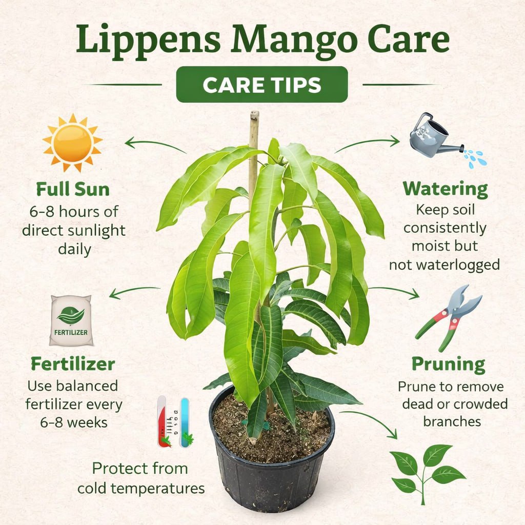 Lippens Mango Aam Grafted Healthy Fruit Plant