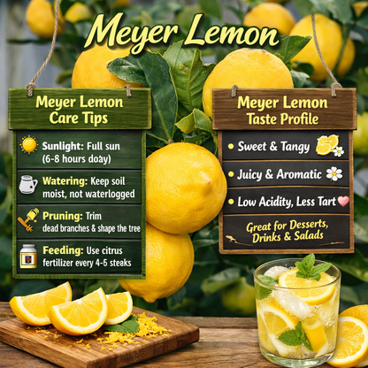 Meyer Lemon Plant Live Nimbu Tree Kagzi Lemon Citrus Limon Fruit Plant
