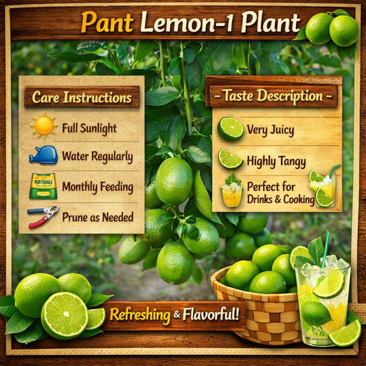 Pant Lemon-1 Plant Live Nimbu Tree Kagzi Lemon Citrus Limon Fruit Plant