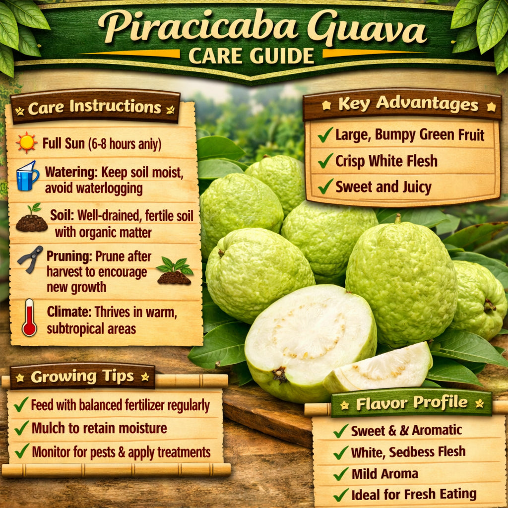 Piracicaba Guava Air Layered Healthy Fruit Plant