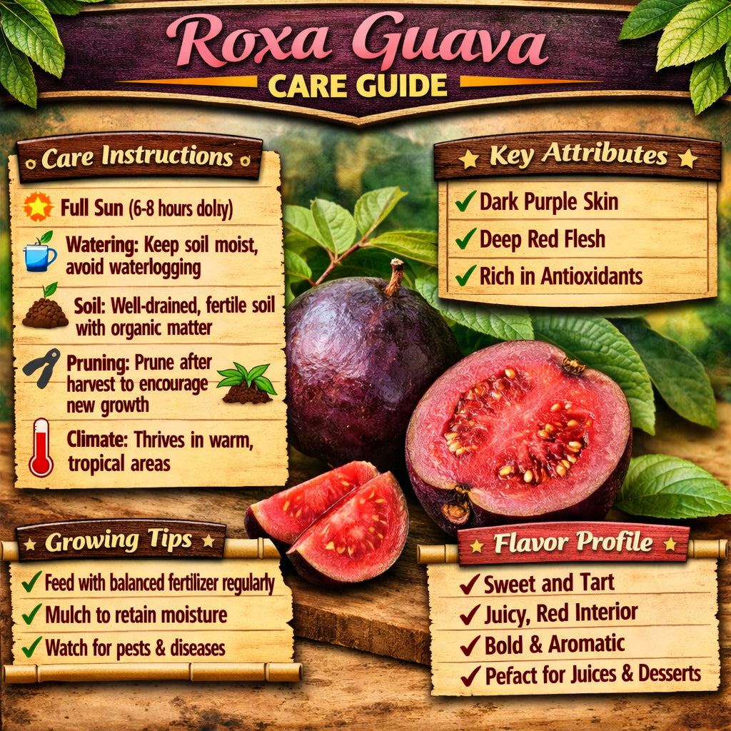 Roxa Guava Air Layered Healthy Fruit Plant