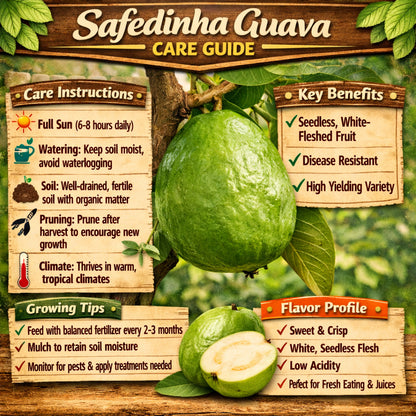Safedinha Guava Air Layered Healthy Fruit Plant